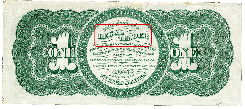 greenback from back